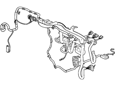 Mopar 68057530AA Wiring Instrument Panel 68057530AA Mopar Wiring Instrument Panel Illustration 1 of 1