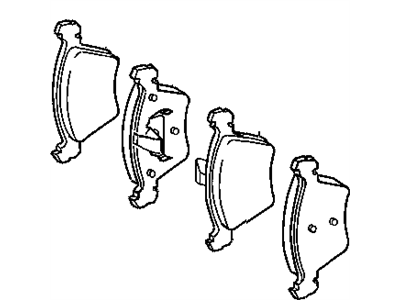 Chrysler 5139218AA PAD KIT Front Disc Brake