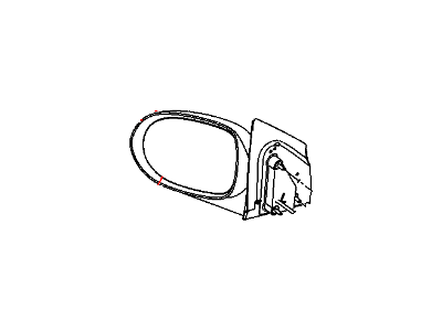 Mopar 5074208AF Mirror Outside, Rearview, Electric, Heated
