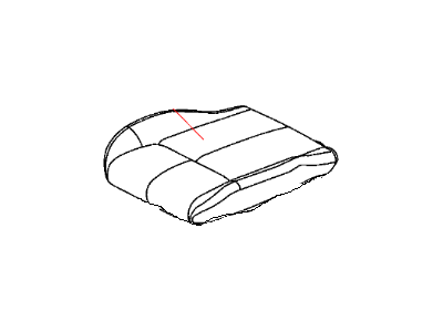 Dodge 1YK26DX9AA COVER Front Seat Cushion