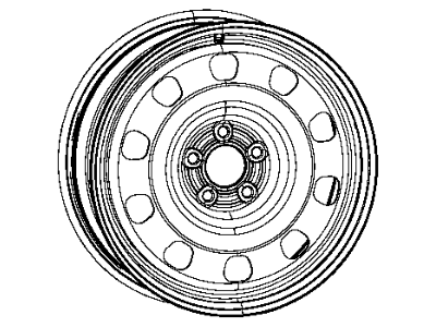 Mopar 4726199AA Wheel Steel