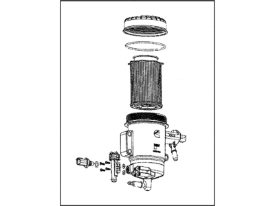 Ram 68157290AB HOUSING Fuel Filter
