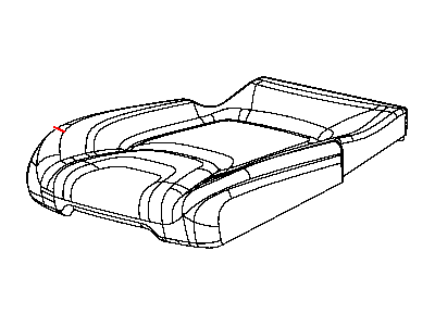 Jeep 5RA62LU5AD COVER Rear Seat Cushion Right