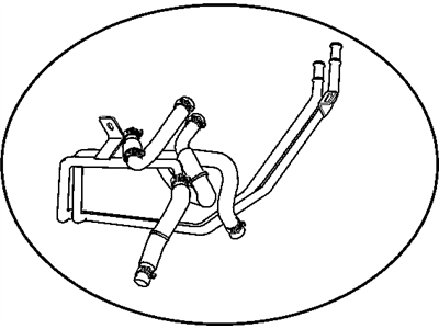 Dodge 5005394AE TUBE & HOSE Supply & Return w/Aux. Heater