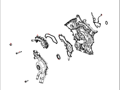 Mopar 5184495AD Cover Chain Case Mopar 5184495AD Cover Chain Case