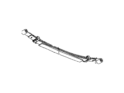 Mopar 52855133AE Spring Rear Leaf
