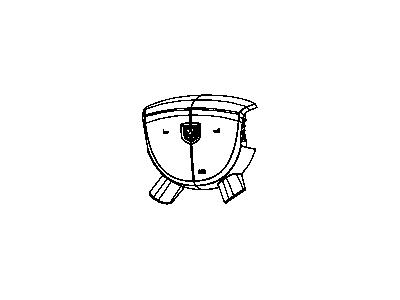 Dodge 1EF19GTVAF AIR BAG Driver