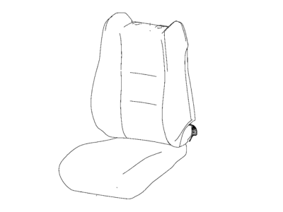 Jeep 6VE22LT5AA COVER Front Seat Cushion