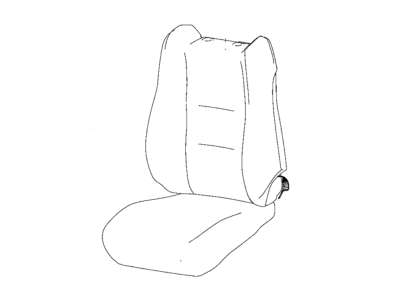7BG72LT5AB Mopar Cover Front Seat Back Illustration 1 of 1