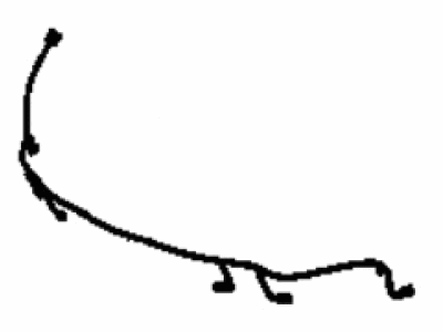 Mopar 68078277AC Wiring Front Fascia 68078277AC Mopar Wiring Front Fascia Illustration 1 of 1