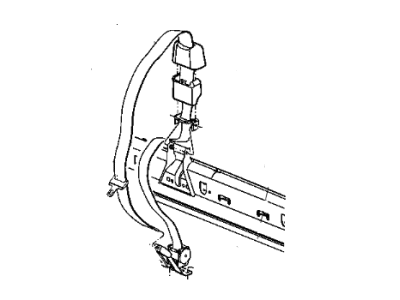 Mopar YH441DVAA Seat Belt Retractor