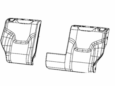 Jeep 6SL02LXHAA COVER Rear Seat Back