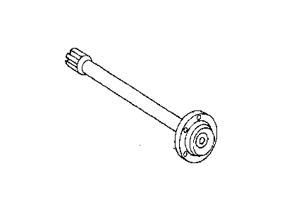 Mopar 68026047AB Shaft Axle 68026047AB Mopar Shaft Axle Illustration 1 of 1