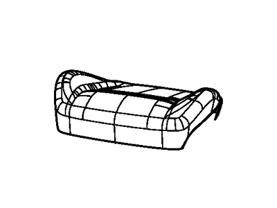 Dodge 5XH971X6AB COVER Front Seat Cushion