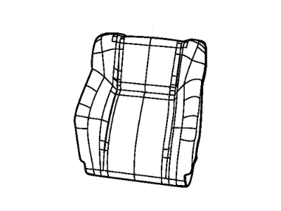Dodge 6BK37LA8AA COVER Front Seat Back