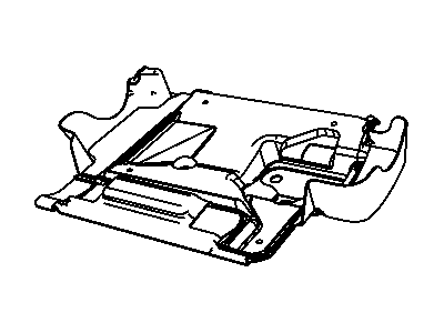 Mopar 52129093AD Belly Pan Front