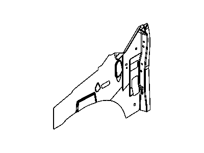 Dodge 5109367AB PANEL Cowl Side