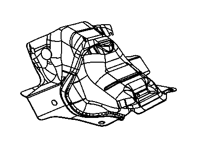 Dodge 5028711AD SILENCER Dash Panel Lower