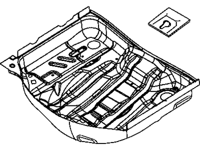 Dodge 4780793AF PAN Rear Floor