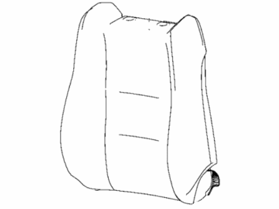 Jeep 6RT30DX9AB COVER Front Seat Back