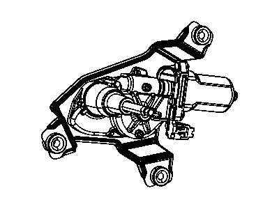 Dodge 55079212AA MOTOR Liftgate Wiper