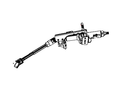 Chrysler 5057241AI COLUMN Steering