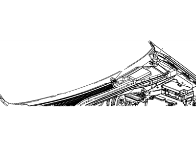 Dodge 5113548AA PANEL Cowl Top