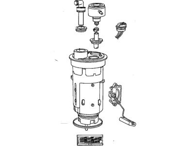 1997 Dodge Dakota Fuel Sending Unit - 4897422AA