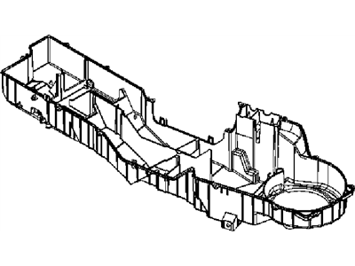 Dodge 68021975AA HOUSING A/C and Heater Lower