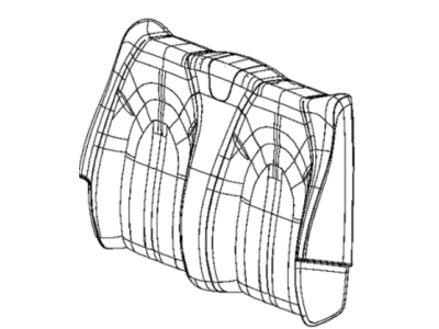 Mopar 6QH97LV5AA Cover Rear Seat Back