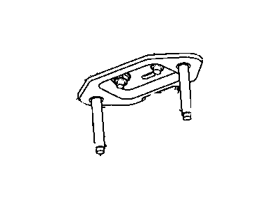 Dodge 4578193AD CUSHION Engine Support