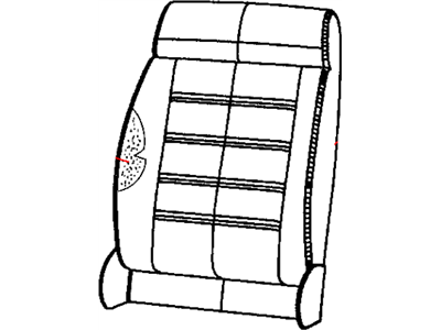 Mopar 1XD31VT9AA Cover Front Seat Back