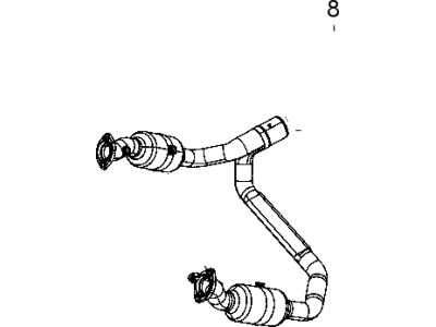 Ram Catalytic Converter - 68091821AA
