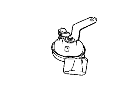Mopar 5059009AC Horn And Bracket High Note