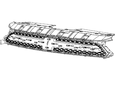 Dodge 68081408AD GRILLE Radiator