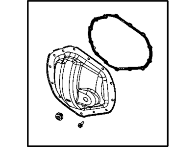 Mopar 68149259AA Cover Kit Differential 68149259AA Mopar Cover Kit Differential Illustration 1 of 1