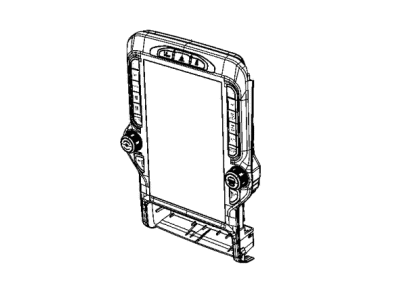 Ram 68370849AB CENTER STACK Upper
