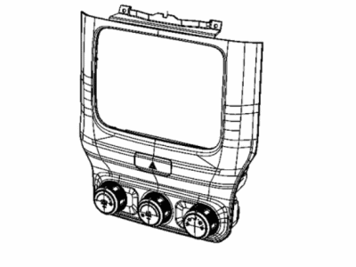 Mopar 68340280AD Center Stack Lower Controls Without Display