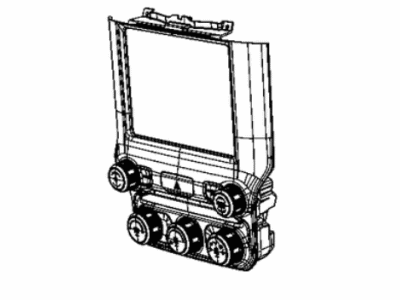 Ram 68340283AD CENTER STACK Lower