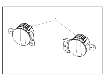 Jeep Fog Light - 82215549