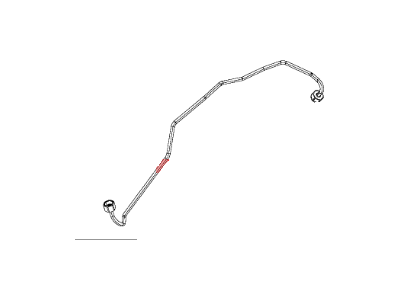 Ram 68395008AA TUBE Fuel Supply and Return