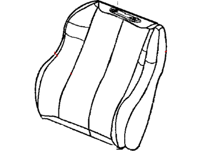 Mopar WN521T5AA Cover Front Seat Back