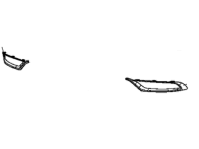 Chrysler 5SW14SZ0AA BEZEL Front Fascia