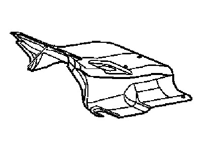 Dodge 55277297AB SILENCER Floor Pan Front Tunnel