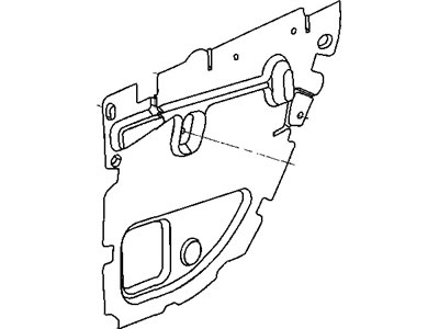 Mopar 5152062AB Water Dam Rear Door