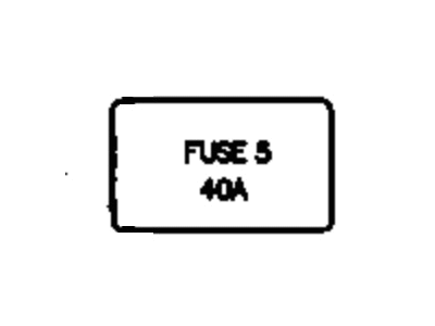 Chrysler FLF40 Fuse
