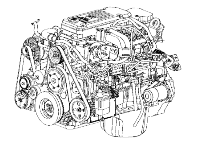Ram R8450939AA ENGINE Short Block