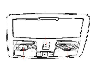 Dodge 1RF12DX9AE CONSOLE Overhead