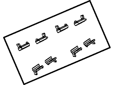 Ram 68192438AA SPRING KIT Brake Shoe Hold Down