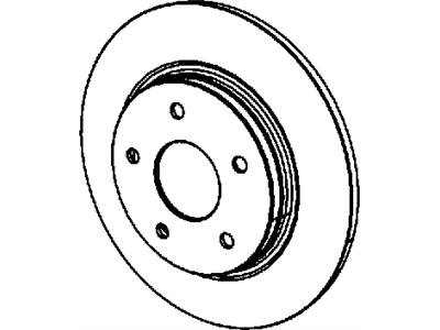 Ram 2AMV9713AA ROTOR Brake Rear